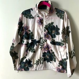 Floral Print Windbreaker
